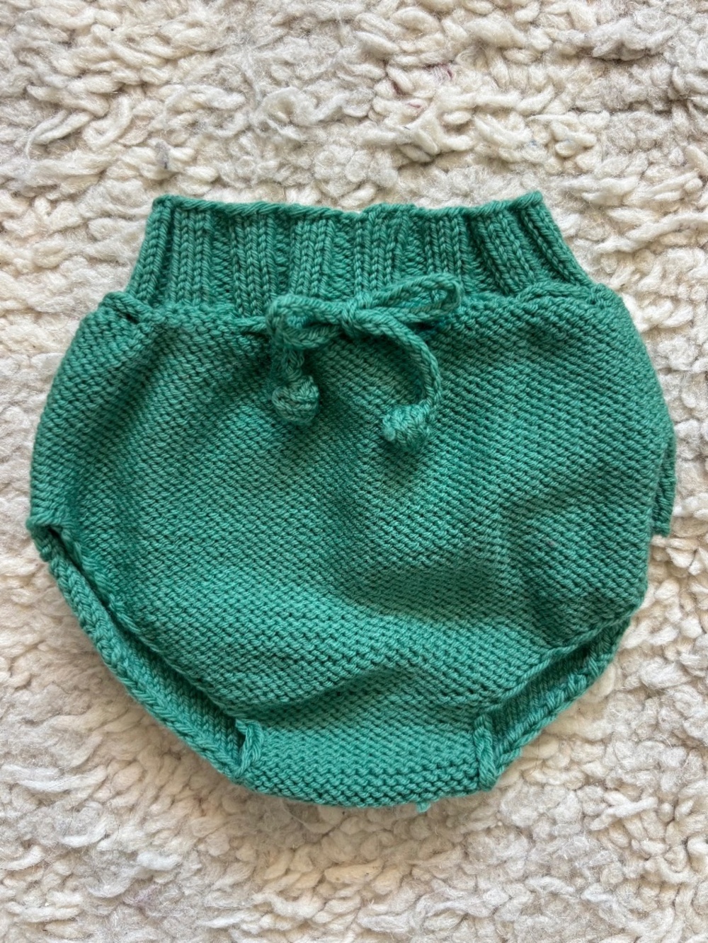 Handknit Cotton Bloomers Diaper Covers Misha Puff Style Newborn 3 mo